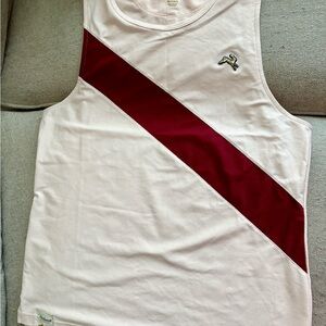 Tracksmith Pink Mesh Tank Van Cortlandt Singlet